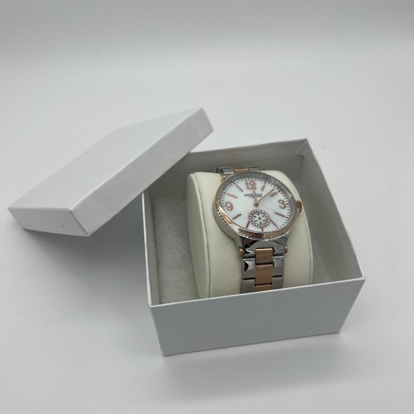 NEW with Tags Anne Klein New York Two-Tone Stainless Steel Ladies Quartz Watch main image 5